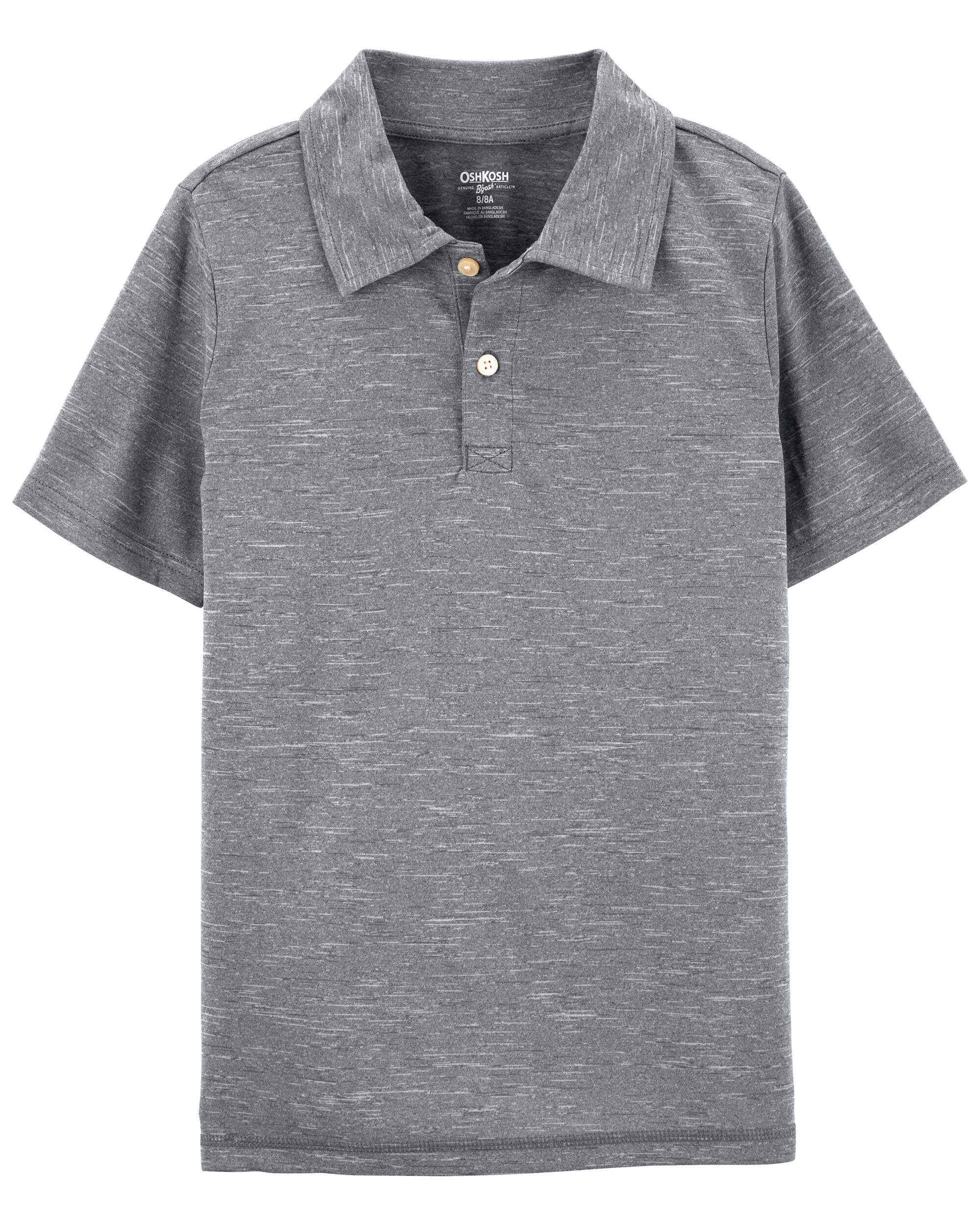 Toddler grey polo shirt hot sale