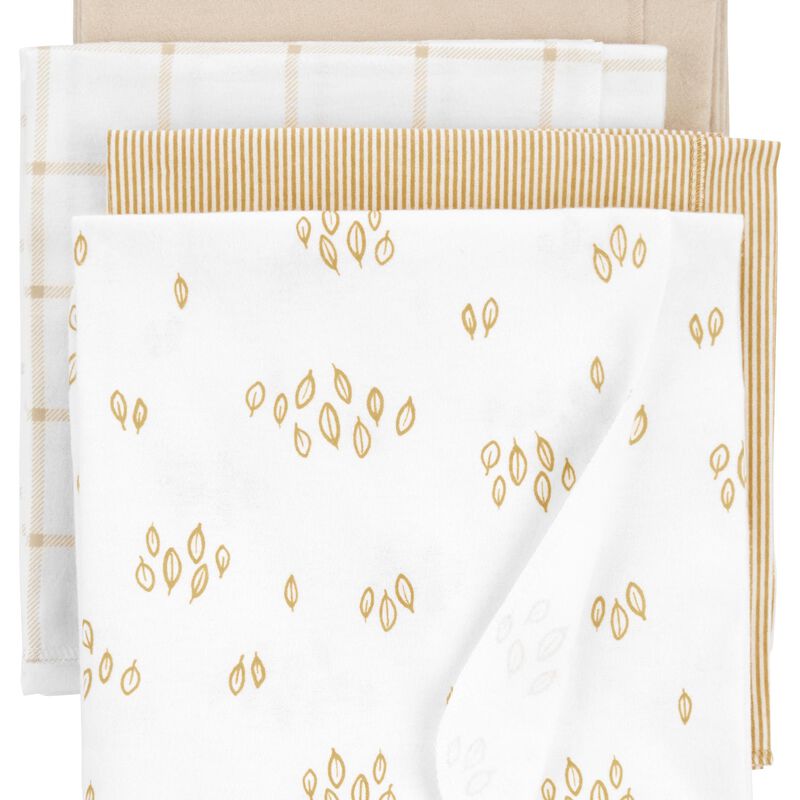 Multi Baby 4Pack Receiving Blankets