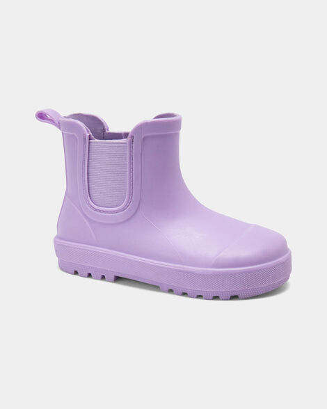 toddler girl rain boots - purple