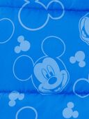 Blue - Toddler Mickey Mouse Puffer Jacket - Blue, Selected