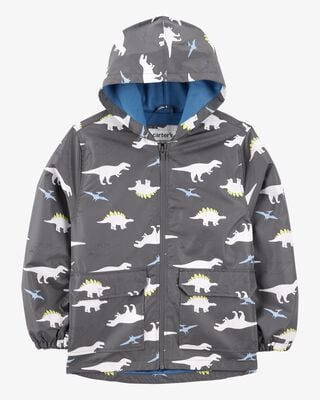 Boys Midweight Color Block Jacket - Green