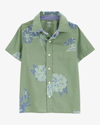 Product image 1 of Kid Short-Sleeve Floral Button-Front Shirt