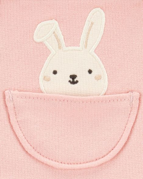  Product image 5 of Baby 2-Piece Bunny Bodysuit & Jumper Set - Pink