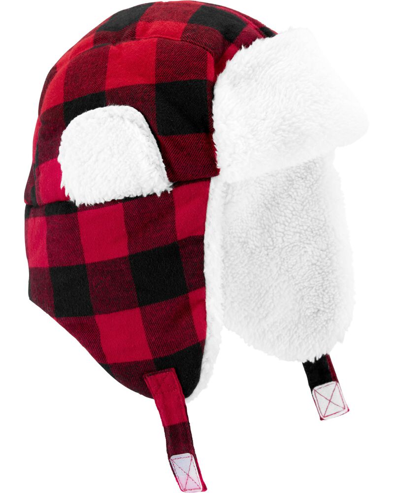 Buffalo Check Sherpa Lined Winter Hat Carters Com