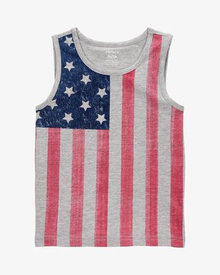 Product image 1 of Toddler 4th Of July American Flag Tank
