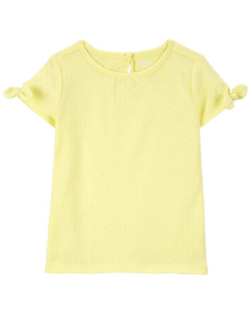 Toddler Silky Pointelle Top
