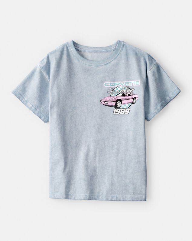 Kid Hoop All Day Short-Sleeve Graphic Tee - Blue