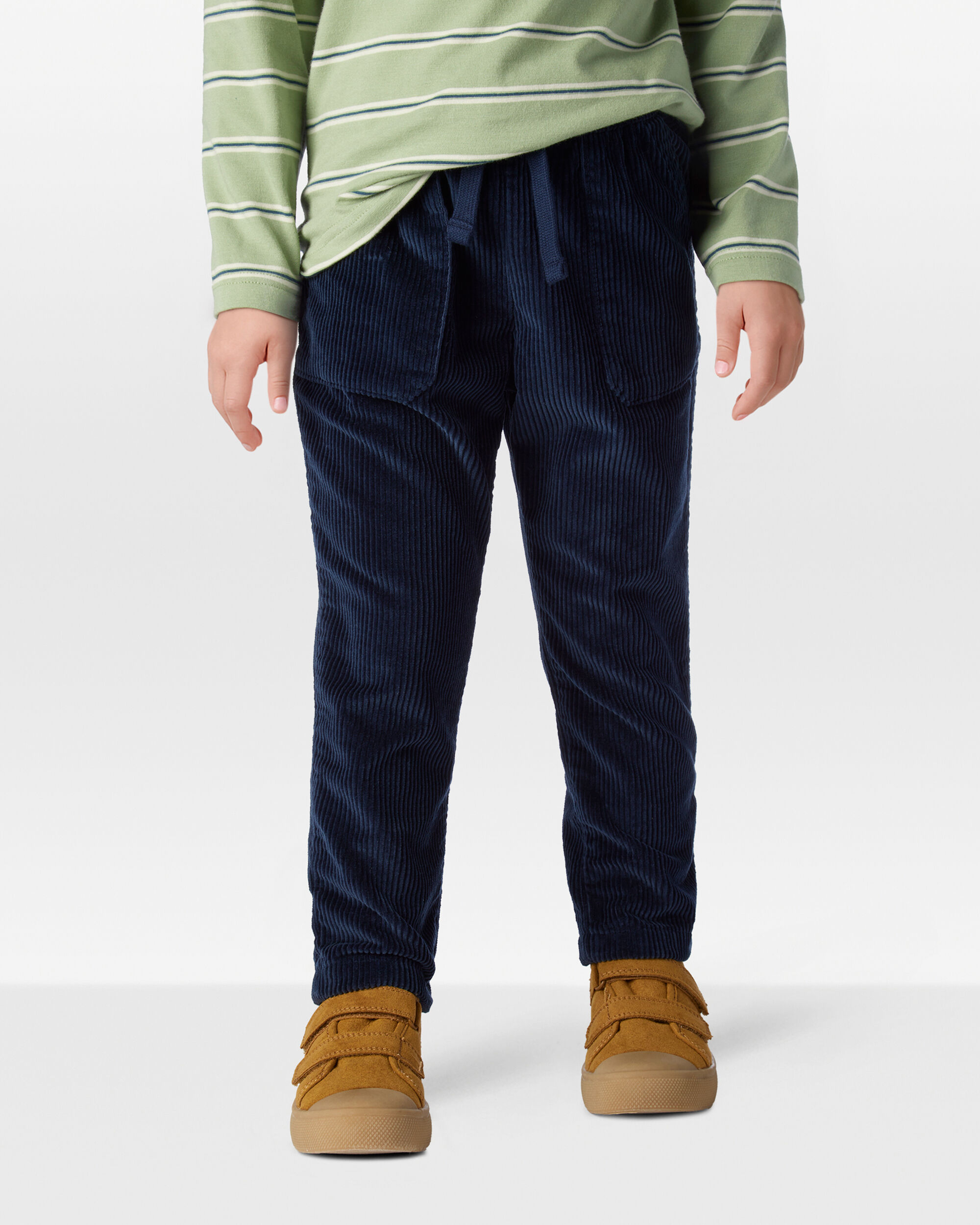［Leno&co］CORDUROY TROUSERS Organic Cotton Stretch Corduroy Lantern Pant | EILEEN FISHER