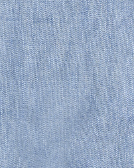 Baby Organic Cotton Chambray Shortall