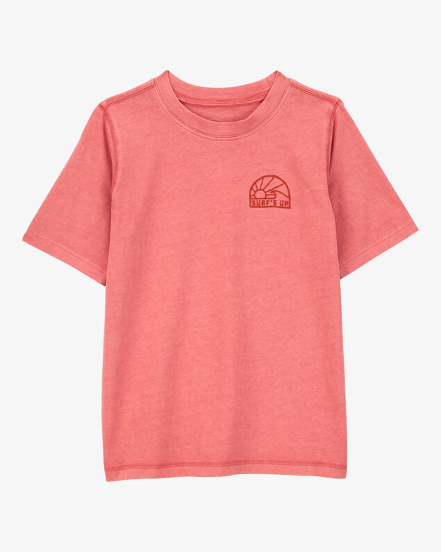 Product image 1 of Kid Solid Short-Sleeve Tee - Red
