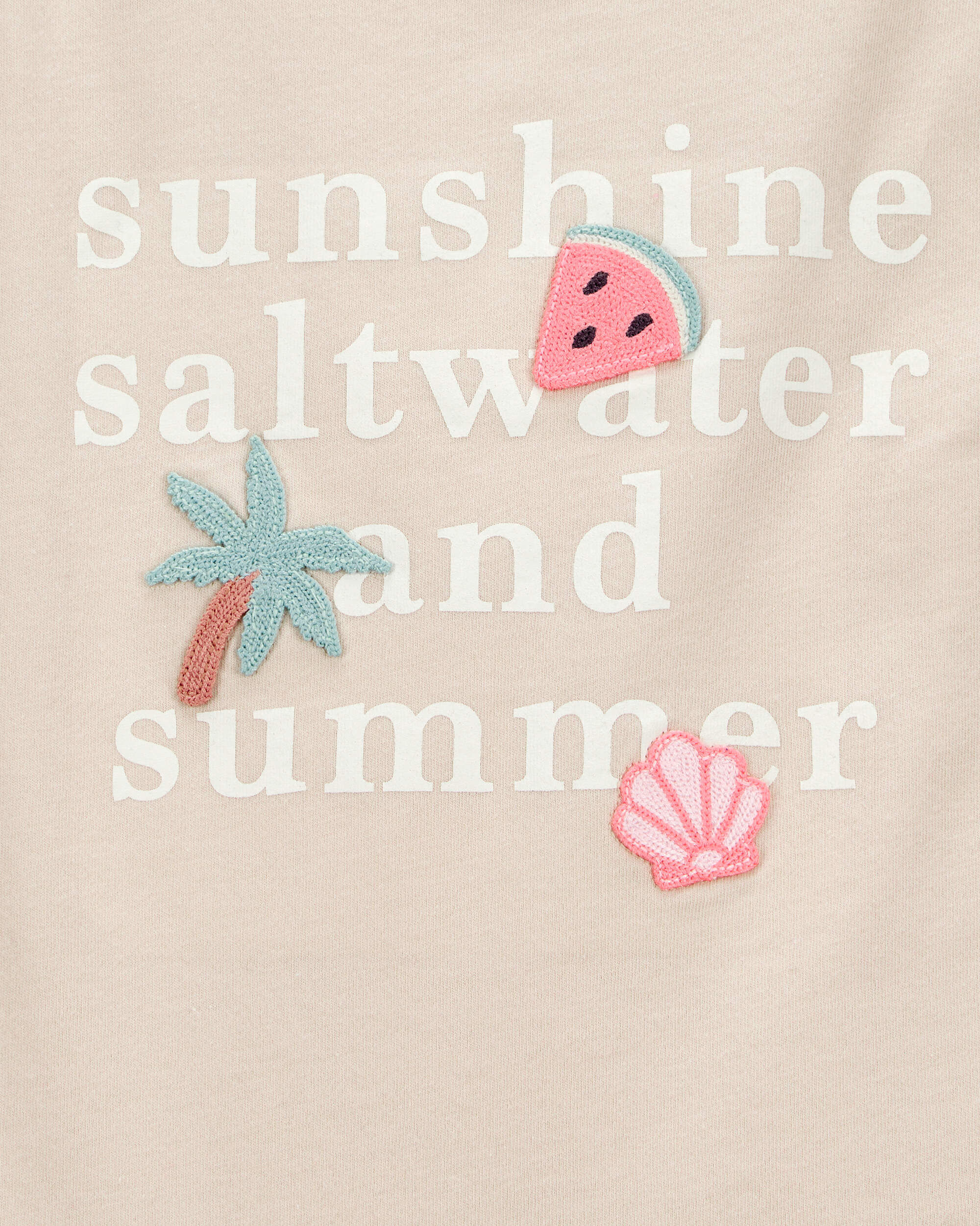 Baby Sunshine, Saltwater and Summer Graphic Tee