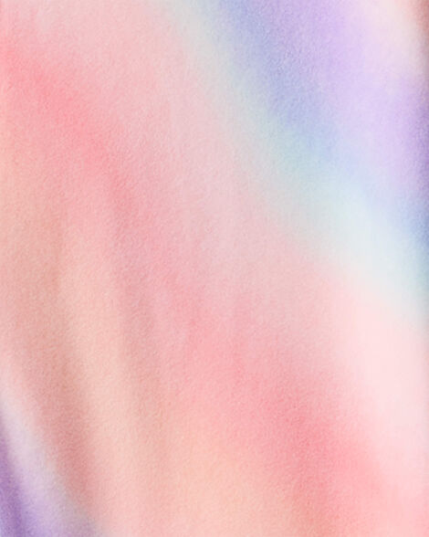 Product image 2 of Girls Unicorn Ombre Loose Fit Long-Sleeve Zip-Up 1-Piece Pajamas