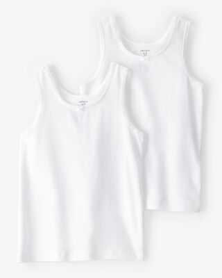 Product image 1 of 2-Pack Bow Accent Cotton Cami Tanks