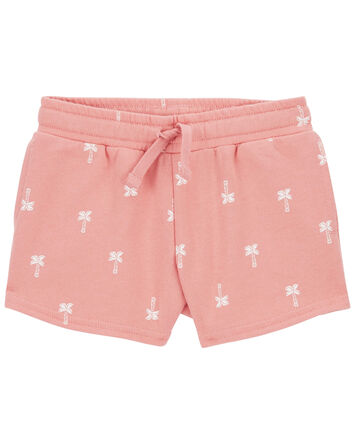 Toddler Palm Tree Pull-On French Terry Shorts