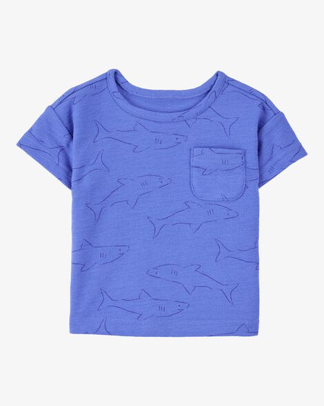  Product image 1 of Baby Shark Pocket Tee - Blue