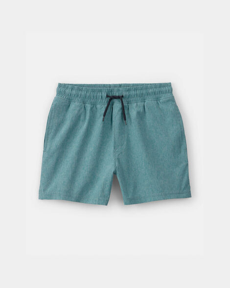 Boys Pull-On Active Shorts - Teal