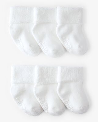 Product image 1 of Baby 6-Pack Foldover Booties