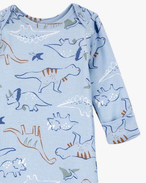  Product image 2 of Baby 2-Pack Dinosaur PurelySoft Gown Set