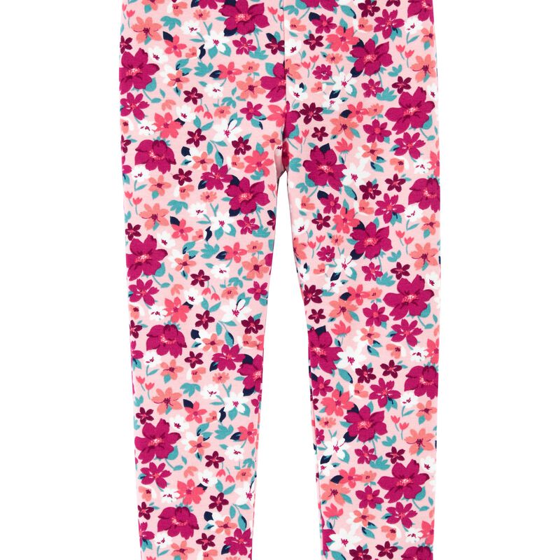 Multi Toddler Floral Cozy Leggings