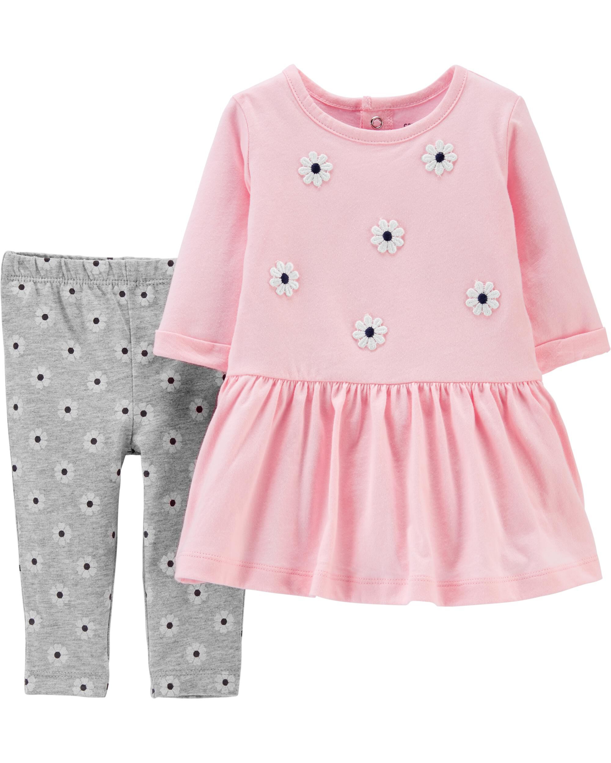 2 piece jersey dress