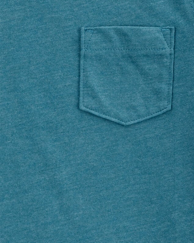 Product image 2 of Toddler Solid Short-Sleeve Pocket Tee - Teal