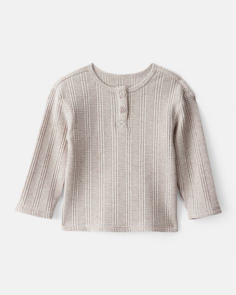 Baby Girl Long-Sleeve Top - Cream