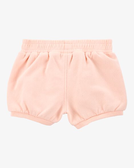 Product image 2 of Baby Pull-On French Terry Shorts - Pink
