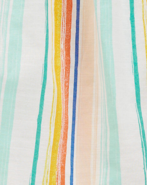  Product image 2 of Toddler 2-Piece Striped Top & Chambray Short Set