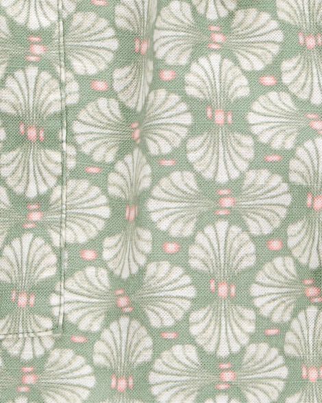  Product image 4 of Baby Tropical Print Drawstring Shorts - Green