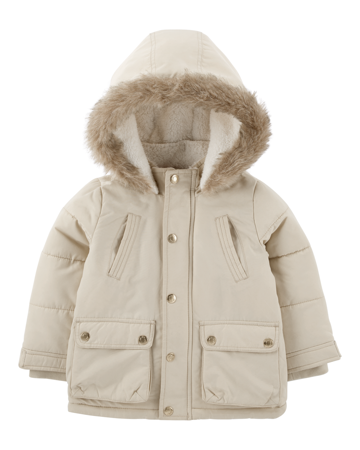 Toddler Faux Fur Hooded Parka - Carter's | Carter's
