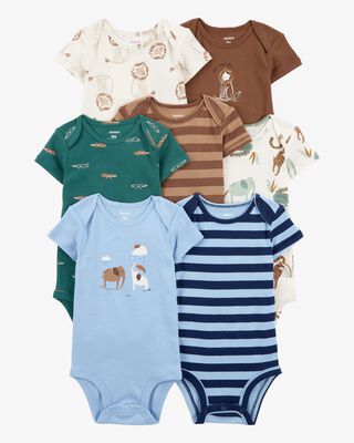 Product image 1 of Baby 7-Pack Short-Sleeve Bodysuits