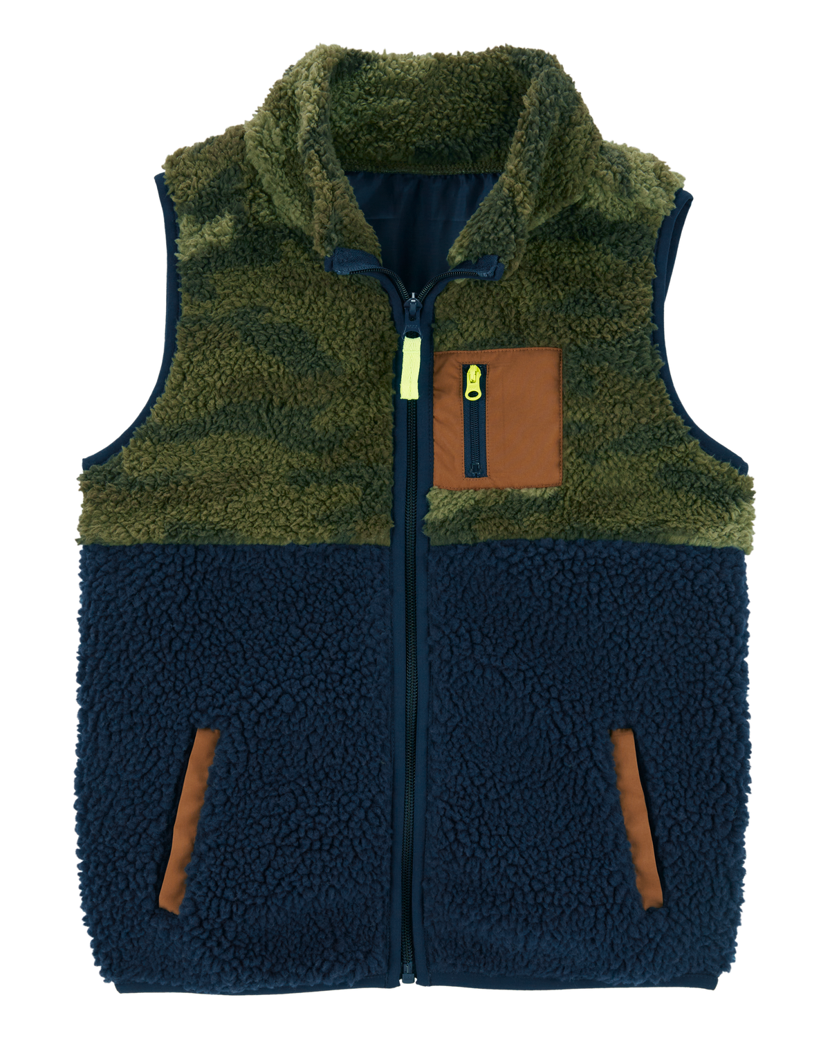 Sherpa sweater vest discount
