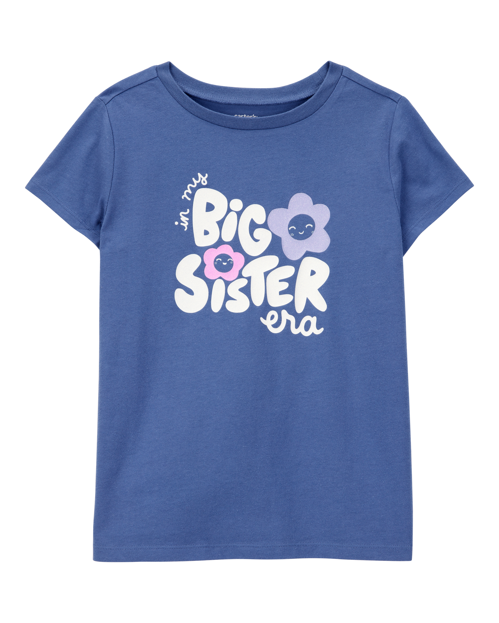 Girls Big Sister Short-Sleeve Graphic Tee - Blue