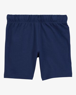 Product image 2 of Kid Pull-On French Terry Shorts - Navy