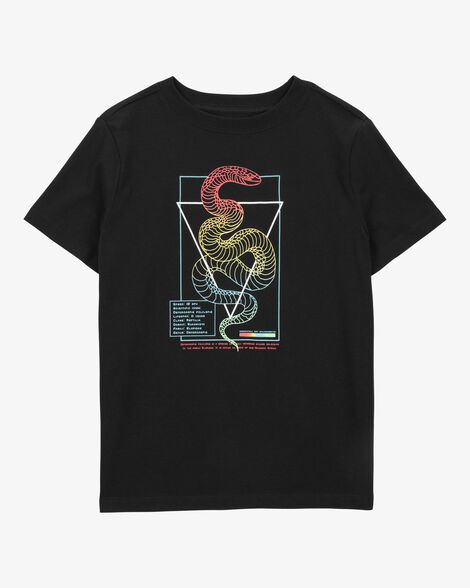  Product image 1 of Kid Snake Short-Sleeve Graphic Tee - Black