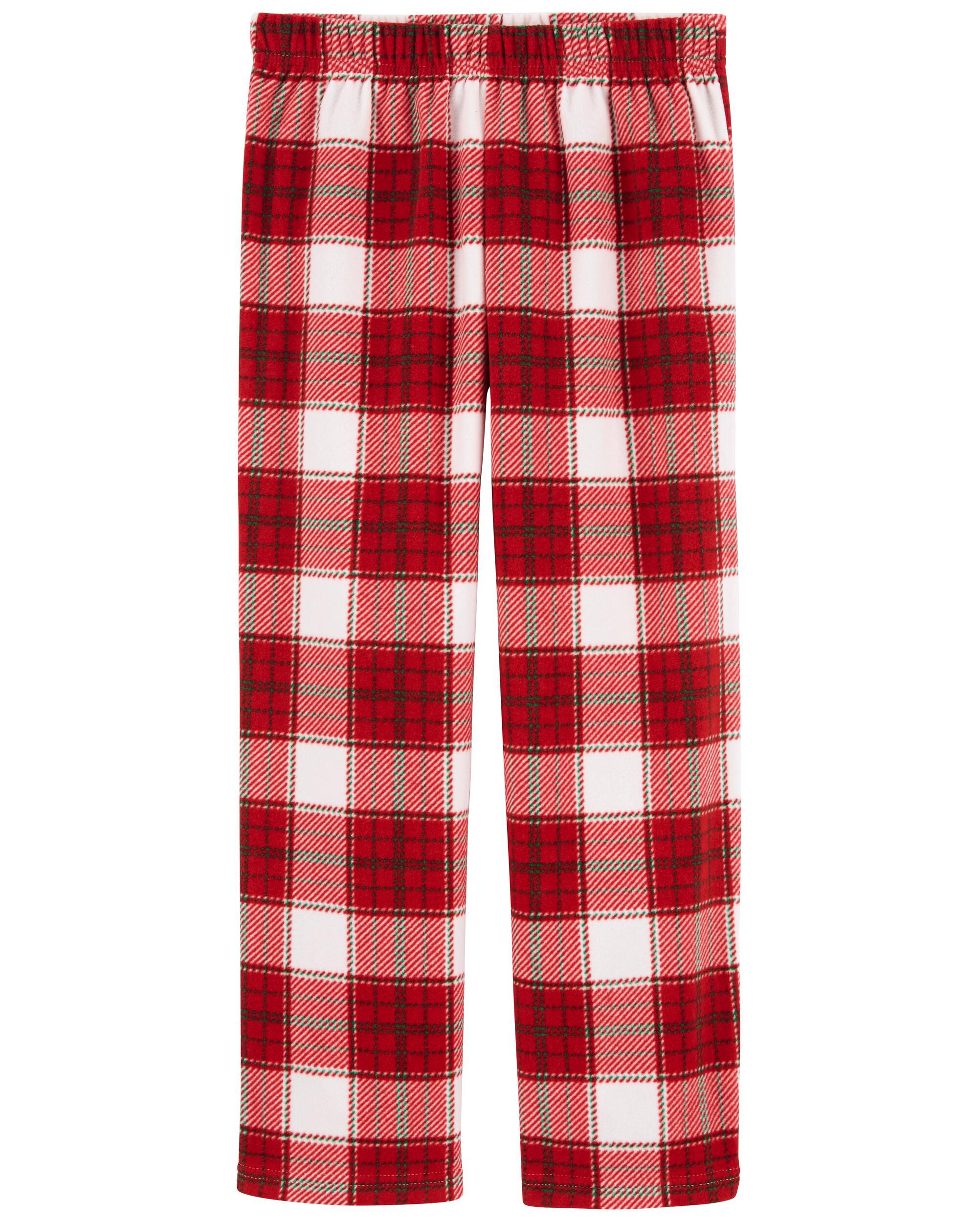 Kid Plaid Fleece Pajama Pants Carter s Carter s