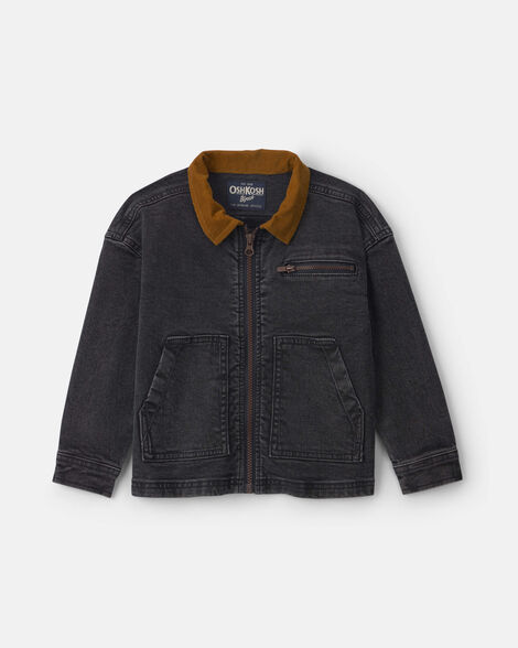 Toddler Boy Utility Barn Jacket - Black