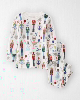 Baby Organic Cotton Holiday Nutcracker Sleep & Play Pajamas
