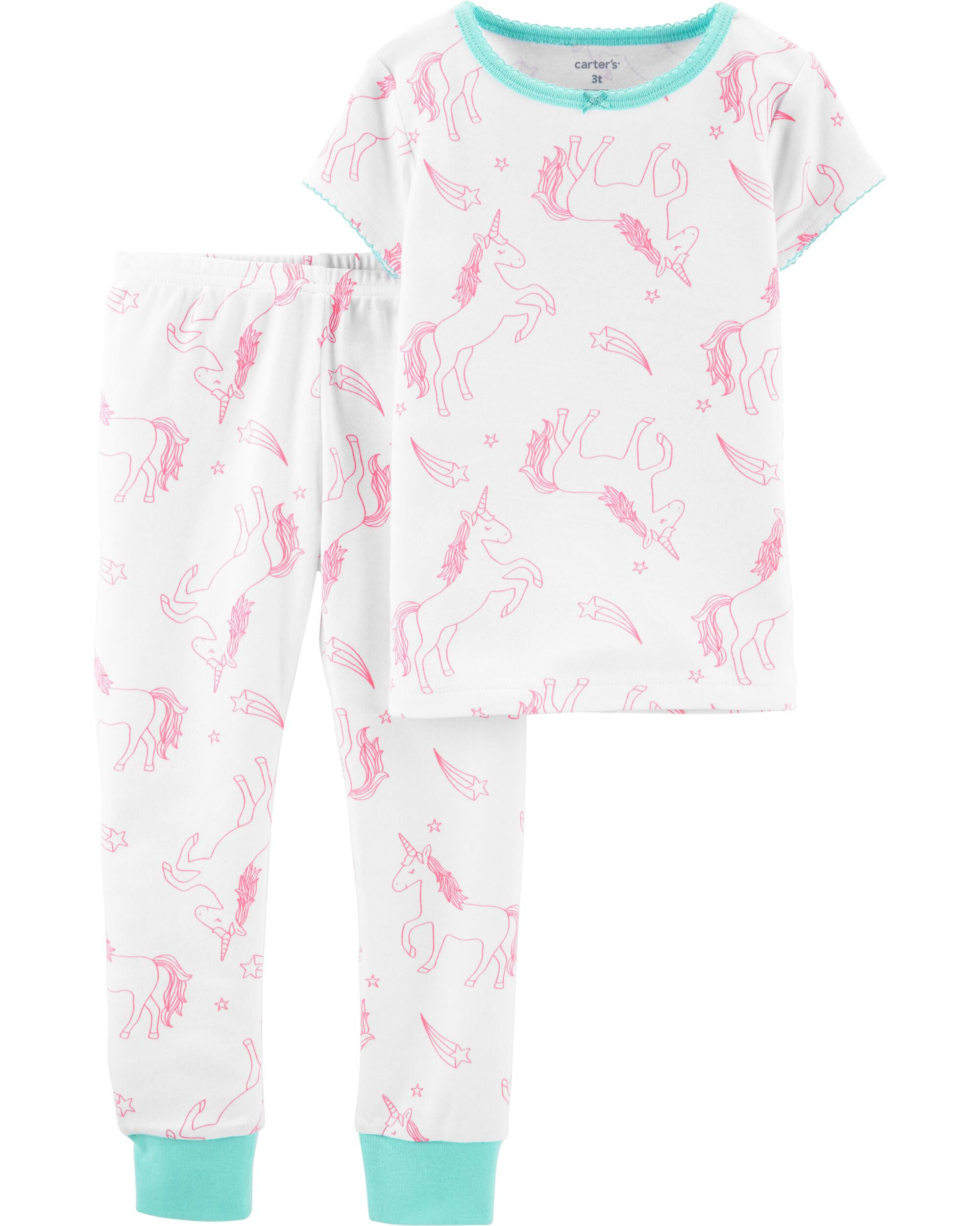 Carters Baby Girls 2 Piece PJ Set Baby
