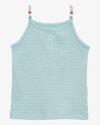 Product image 1 of Toddler Floral Ribbed Tank Top