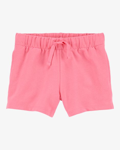  Product image 1 of Toddler Pull-On French Terry Shorts - Pink