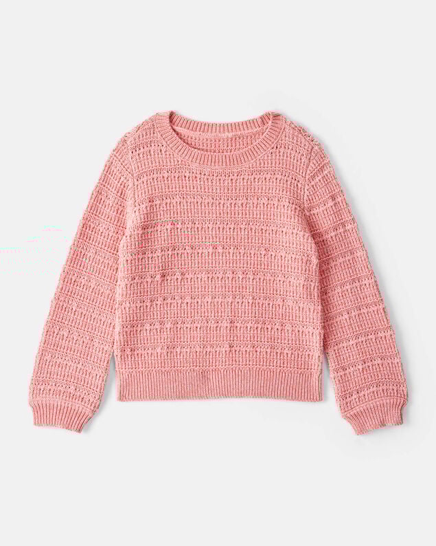 Product image 1 of Toddler Girl Long-Sleeve Sweater - Pink