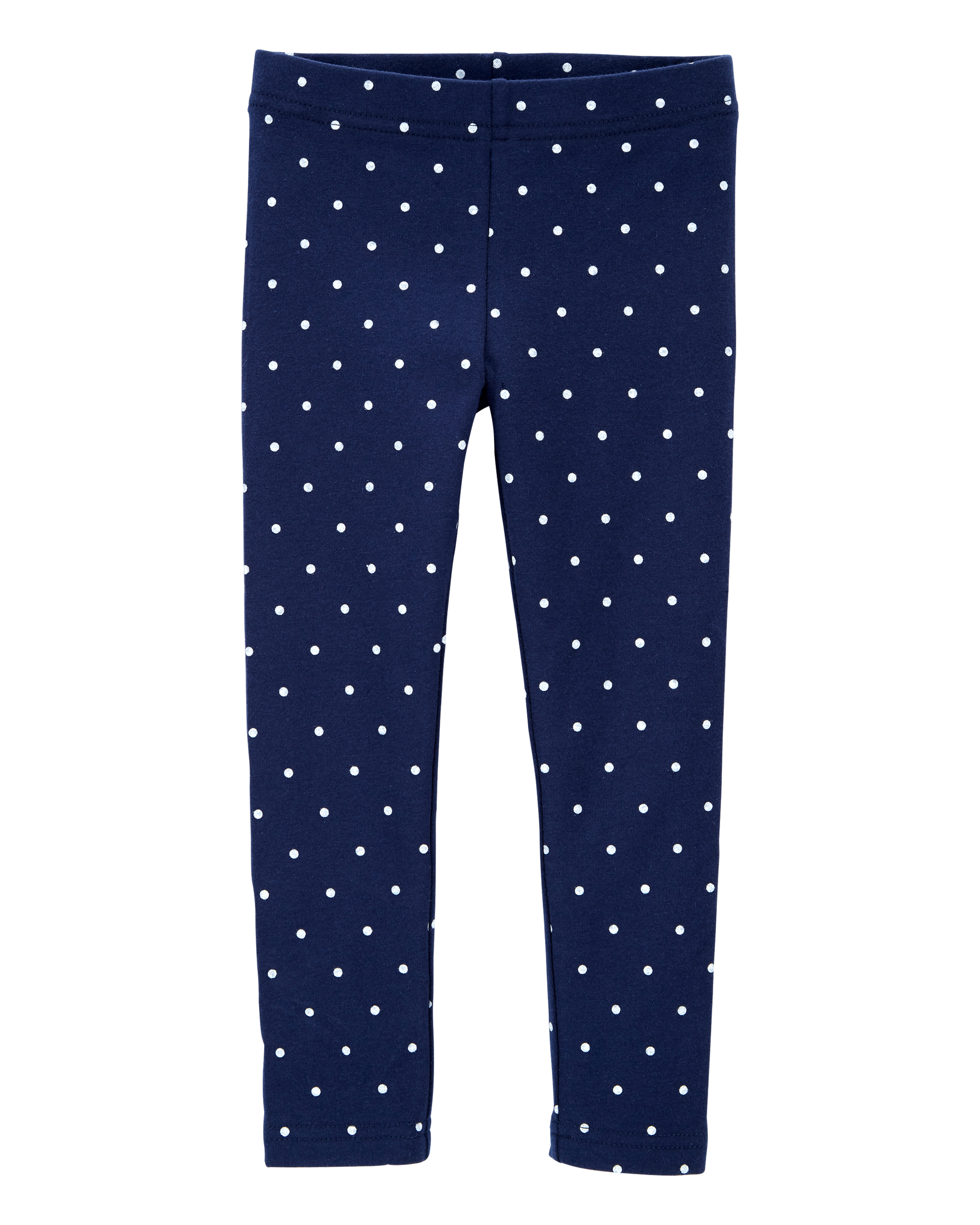Toddler Cotton Polka Dot Stretch Leggings