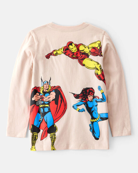 Product image 2 of Boys 3-Pack ©Marvel Print Long-Sleeve Top - Pink/Red