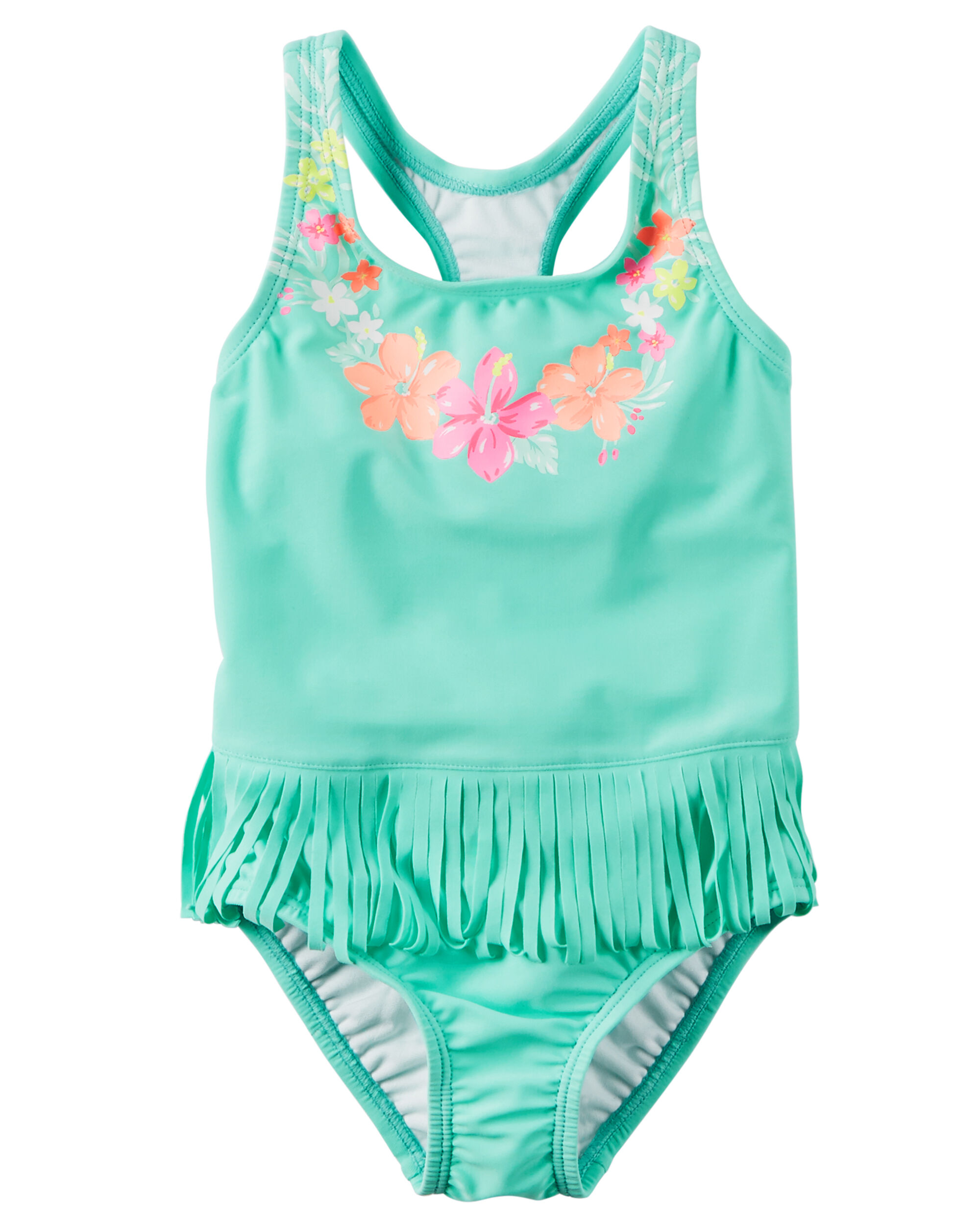 Carter's Floral Fringe Swimsuit