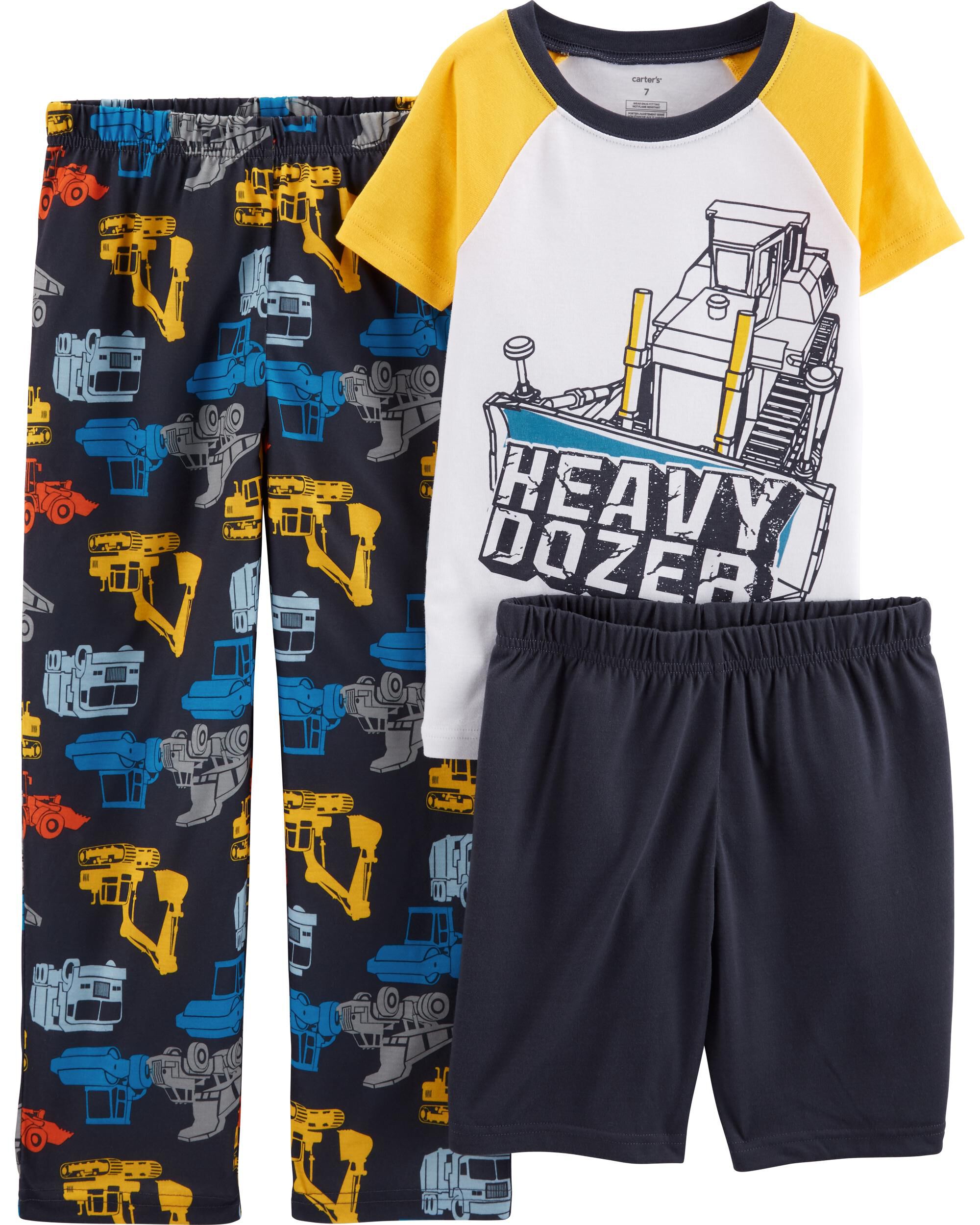 carter's construction pajamas