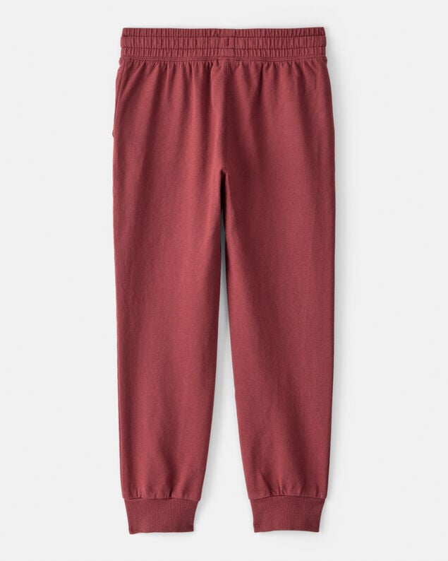 Product image 2 of Boys French Terry Active Joggers - Burgundy