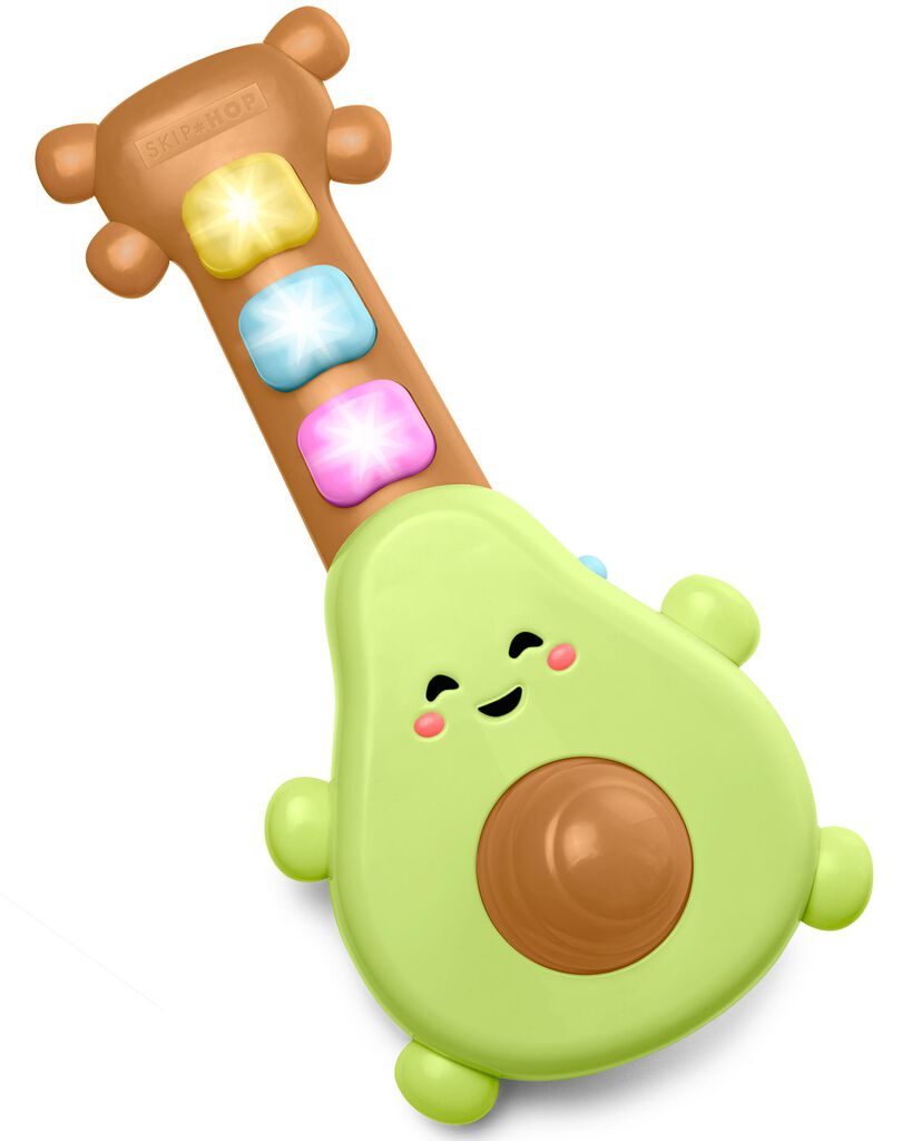 Skip Hop Farmstand Rock-a-Mole Guitar Toy - Avocado