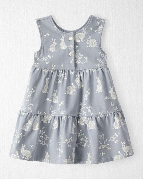  Product image 1 of Baby Organic Cotton Bunny-Print Dress