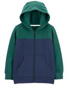 Zip-Up Fleece Hoodie, , hi-res